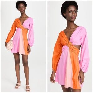 Staud Gulf A -Line Cutout Dress